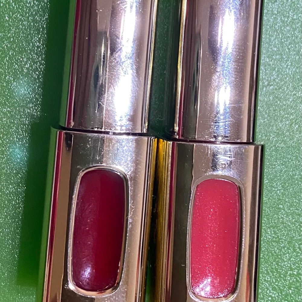 L'OREAL Colour Riche Extraordinaire Lip Color, Ruby Opera 304 and Coral Encore 2